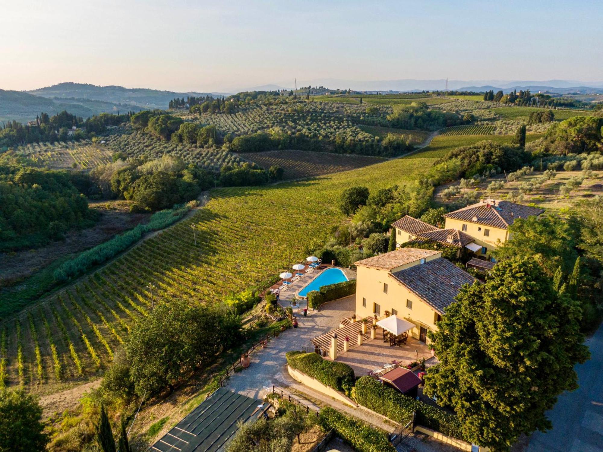 Podere Vergianoni Con Piscina E Vista Mozzafiato Tavarnelle Val di Pesa Extérieur photo
